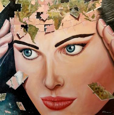 Original Surrealism Time Paintings by Franck Rosseeuw
