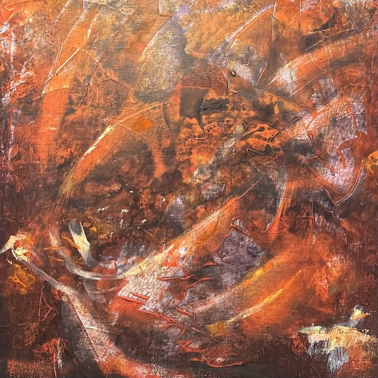 Original Fine Art Abstract Painting by wisam naser