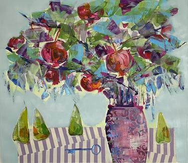 Original Impressionism Floral Paintings by Viktoriya Dubovyk