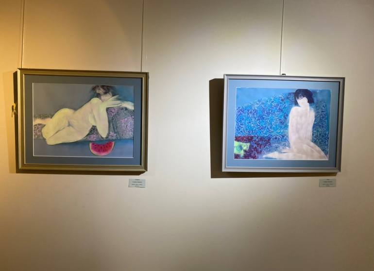 Original Impressionism Body Painting by Viktoriya Dubovyk