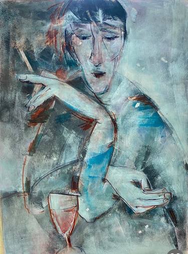 Original Contemporary Women Paintings by Viktoriya Dubovyk