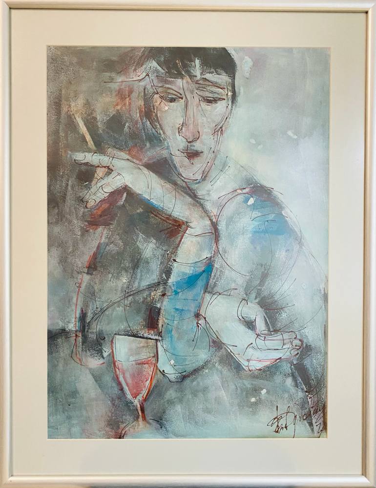 Original Contemporary Women Painting by Viktoriya Dubovyk