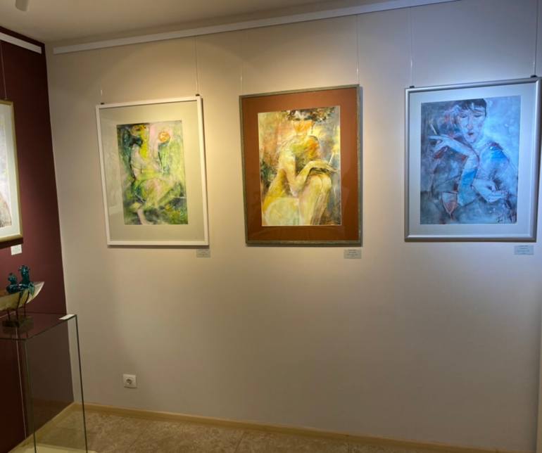 Original Contemporary Women Painting by Viktoriya Dubovyk