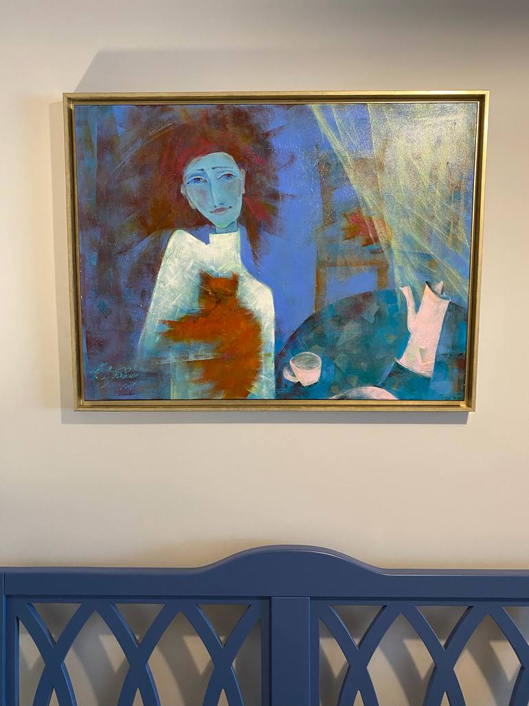 Original Contemporary Women Painting by Viktoriya Dubovyk