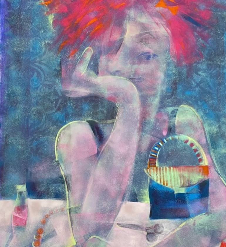 Original Figurative Women Painting by Viktoriya Dubovyk