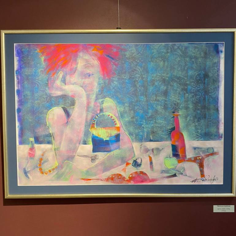 Original Figurative Women Painting by Viktoriya Dubovyk