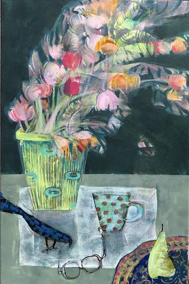 Original Conceptual Still Life Painting by Viktoriya Dubovyk