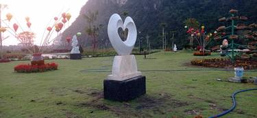 Heart  Art Stone Sculpture thumb