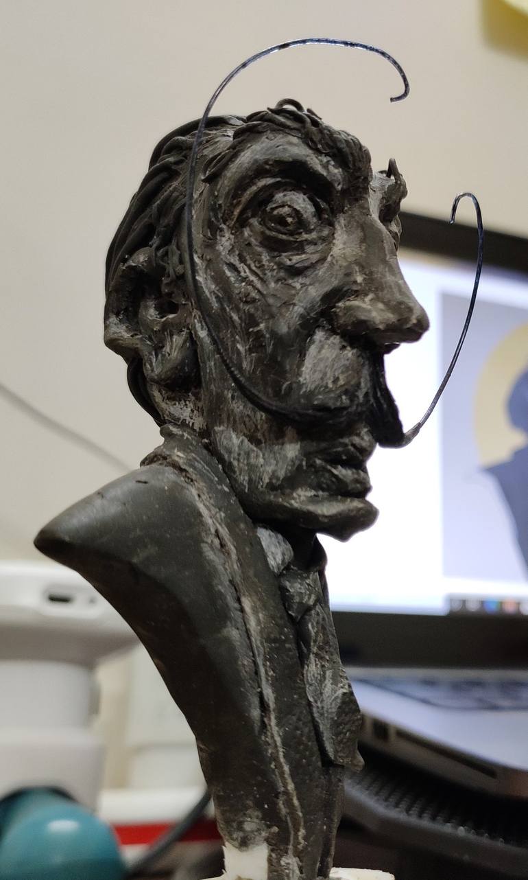 Original 3d Sculpture Portrait Sculpture by Bilas Mandal