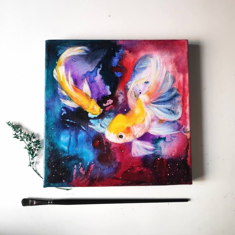 Original Abstract Animal Painting by Priyanka Sharma