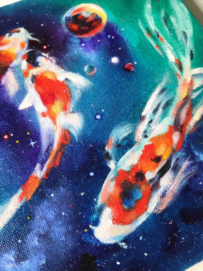 Original Abstract Expressionism Animal Painting by Priyanka Sharma