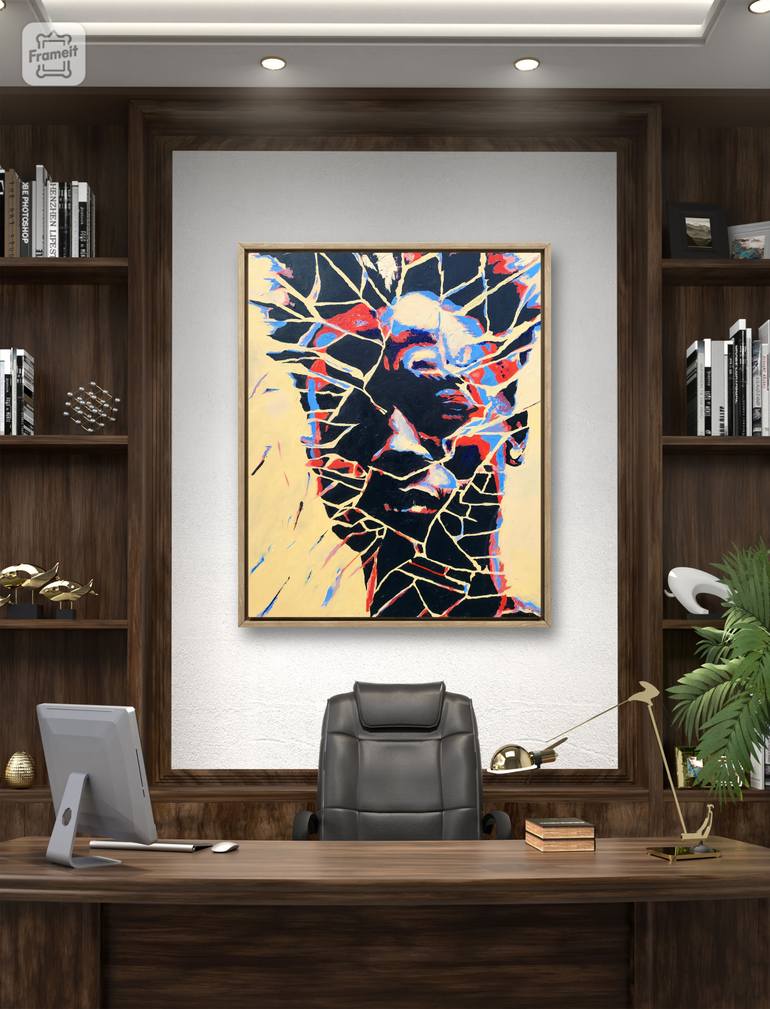 Original Contemporary People Painting by Oghenevwede Efe Okorodudu