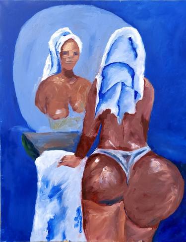Original Women Paintings by Oghenevwede Efe Okorodudu