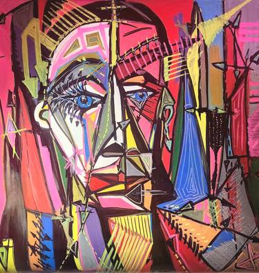 Original Abstract Expressionism Abstract Paintings by Sam Simeone