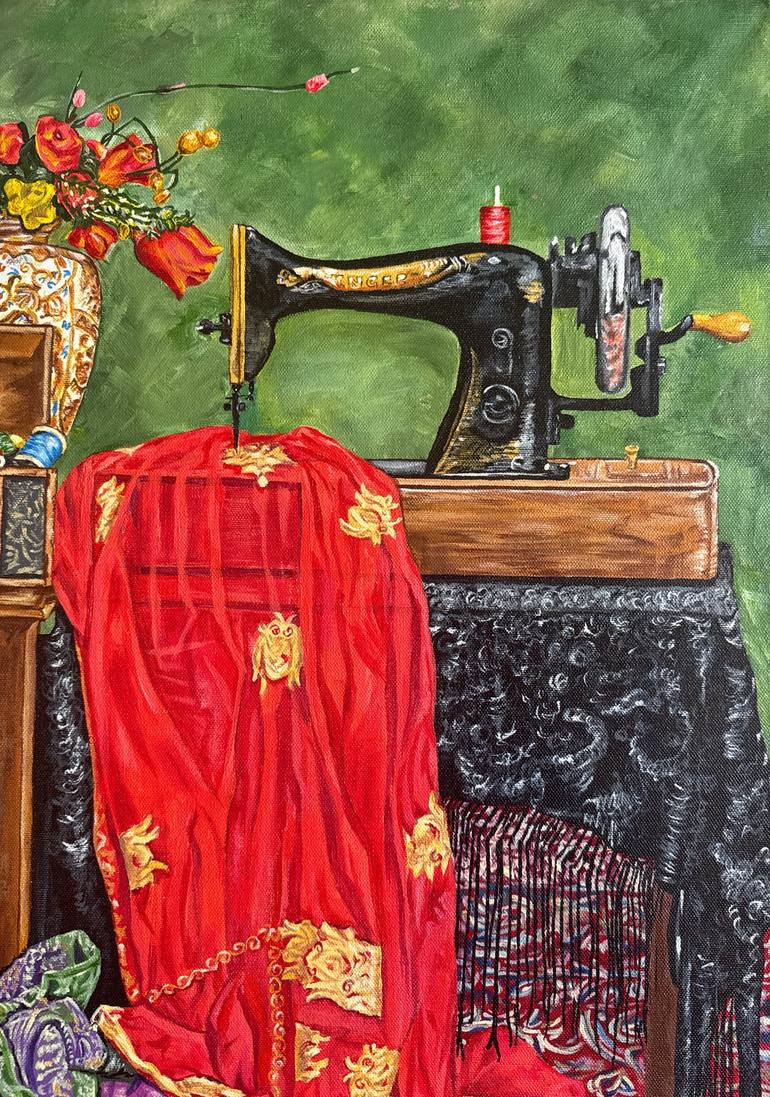 Original Realism Still Life Painting by Hafsa Waheed