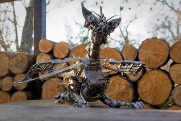 Original Contemporary Fantasy Sculpture by Evgen Dobrovolskiy