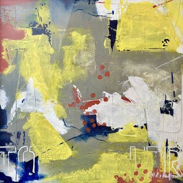 Original Abstract Expressionism Abstract Paintings by Cécile Roberfroid