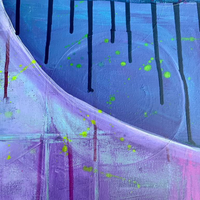 Original Illustration Abstract Painting by Land Der Kunst - Diana