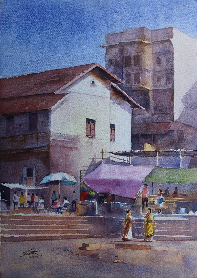 Original Realism Landscape Painting by Mayur Deshmukh