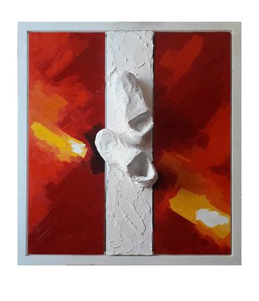 Original Abstract Men Mixed Media by Massimo Cicala