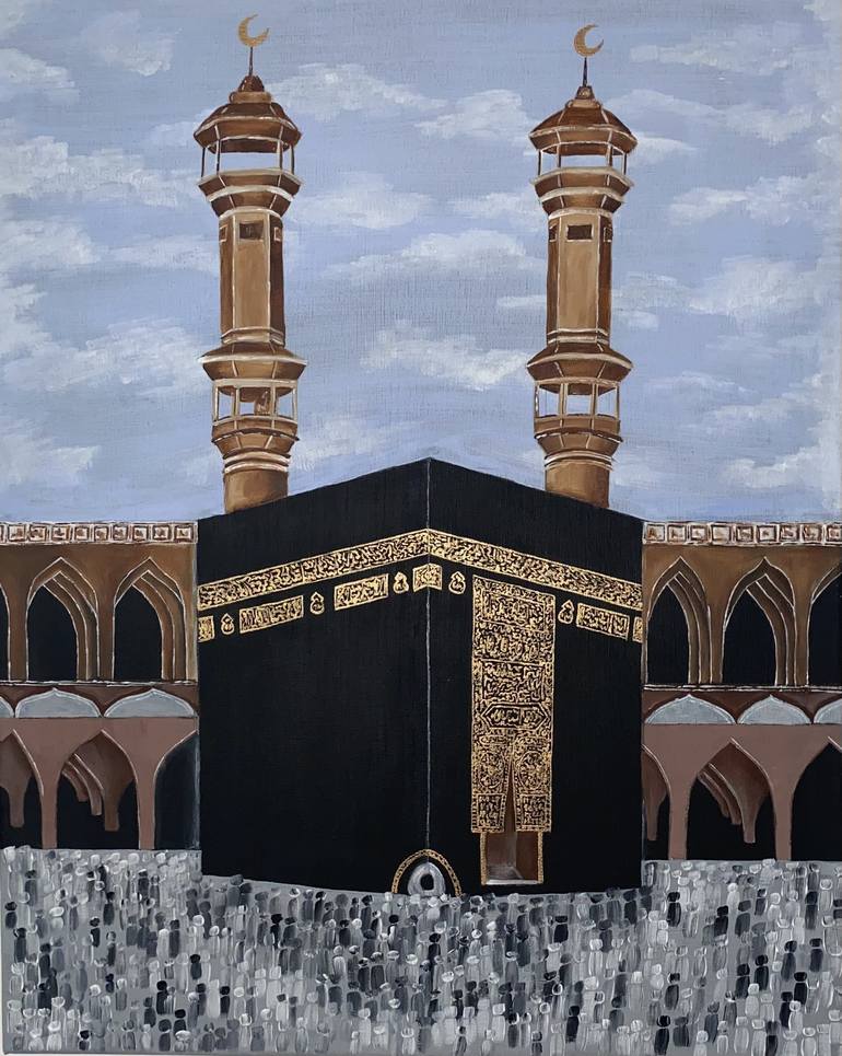 The Kaaba Painting by Ishrat Rahman Saatchi Art