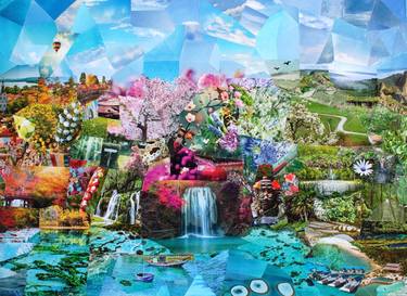 Print of Travel Collage by Cyrielle Recoura