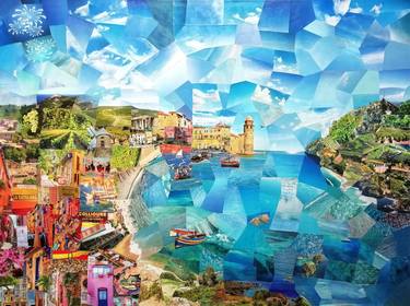 Print of Seascape Collage by Cyrielle Recoura