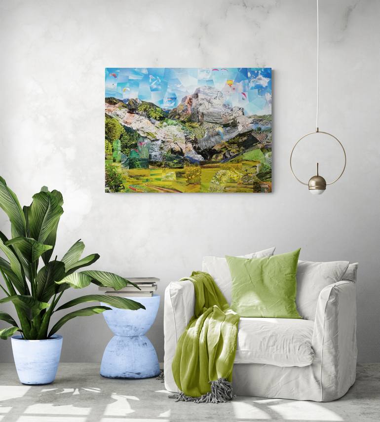 Original Contemporary Nature Collage by Cyrielle Recoura