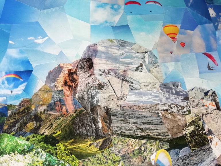 Original Contemporary Nature Collage by Cyrielle Recoura