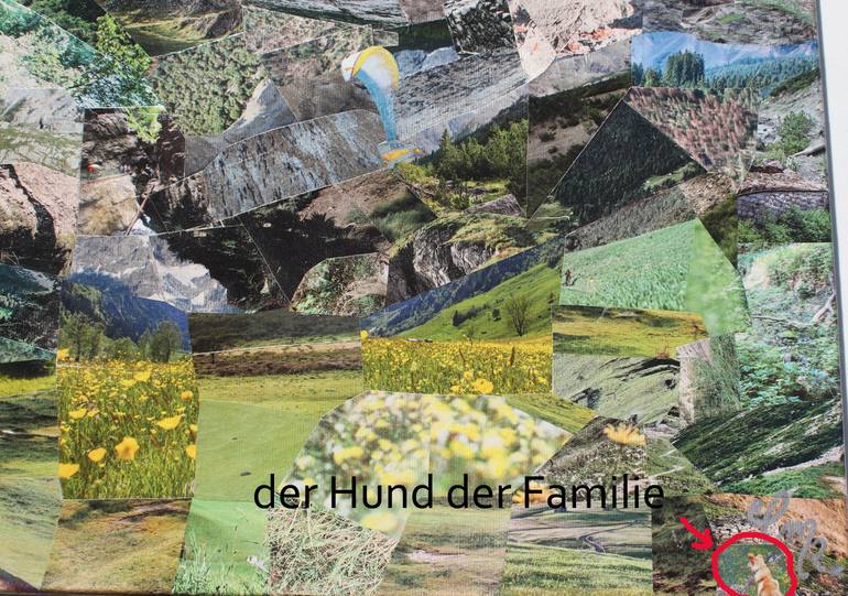 Original Contemporary Nature Collage by Cyrielle Recoura