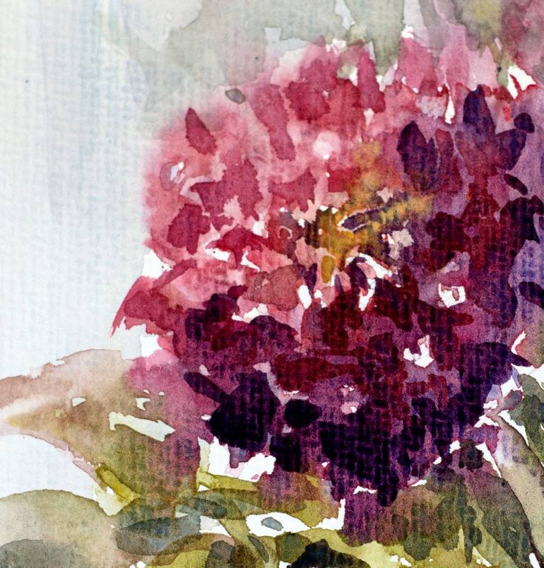 Original Impressionism Floral Painting by Oleksandra Skrypchenko