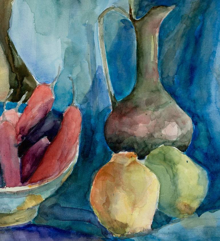 Original Impressionism Still Life Painting by Oleksandra Skrypchenko