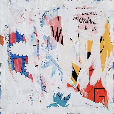 Original Contemporary Abstract Mixed Media by Alina Lutaeva