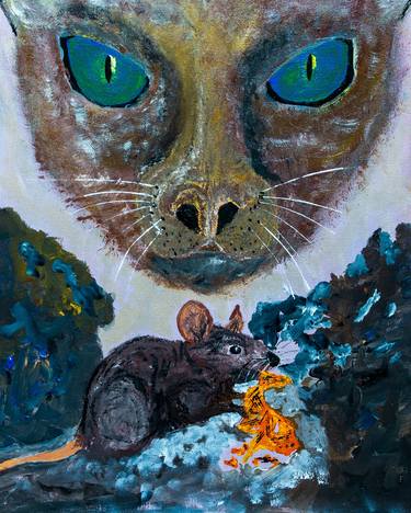 Original Conceptual Animal Paintings by Charles Vinson