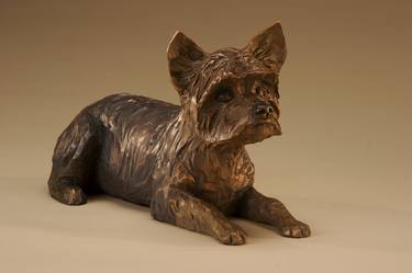 Original Dogs Sculpture by Janis Williamson
