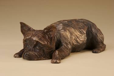 Original Dogs Sculpture by Janis Williamson