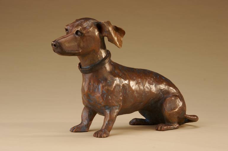 Original Other Dogs Sculpture by Janis Williamson