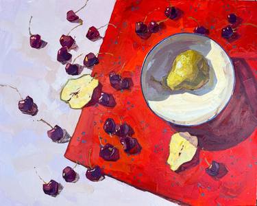 Original Still Life Paintings by ekaterina medvedok