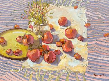 Print of Impressionism Nature Paintings by Ekaterina Medvedok