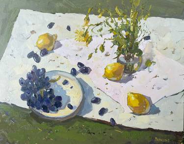 Original Impressionism Still Life Paintings by ekaterina medvedok