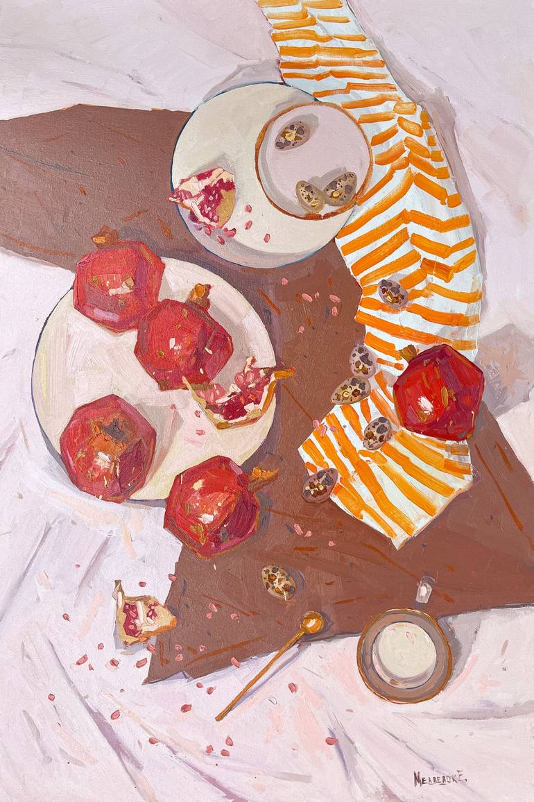 Print of Modern Still Life Paintings by Ekaterina Medvedok
