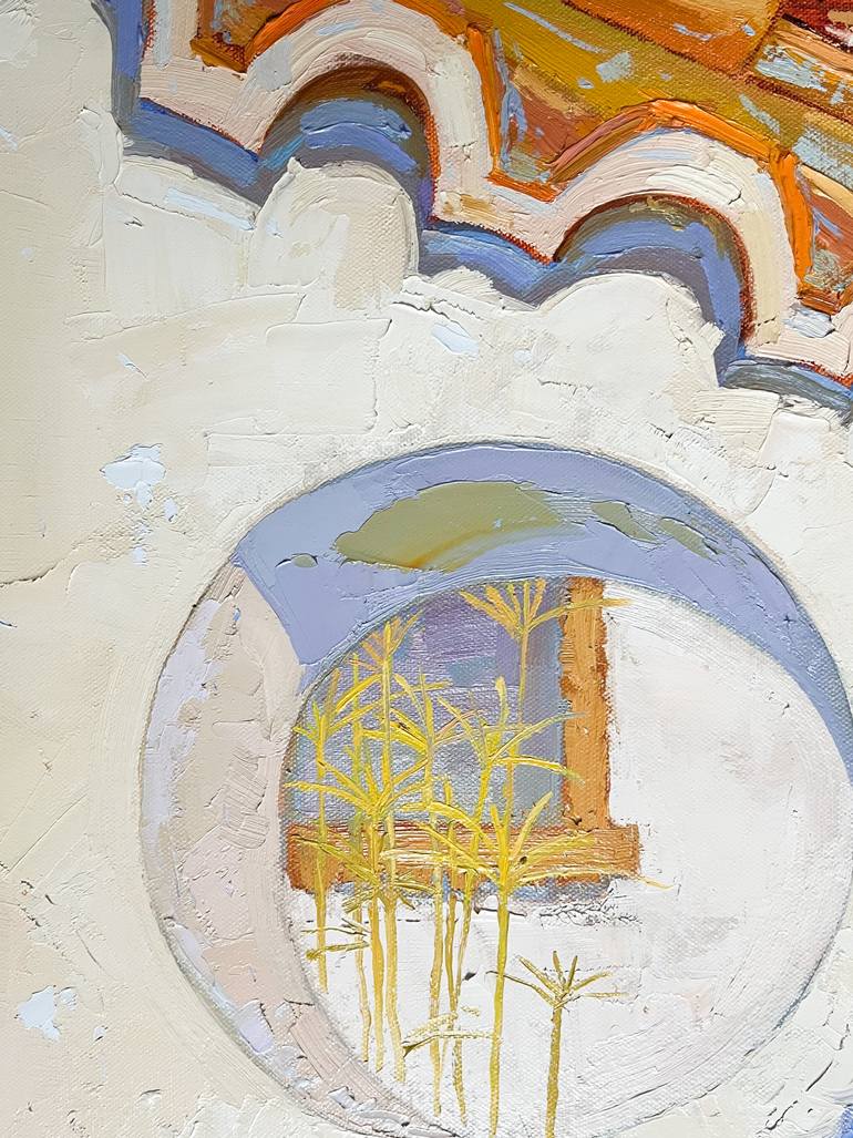 Original Impressionism Architecture Painting by Ekaterina Medvedok