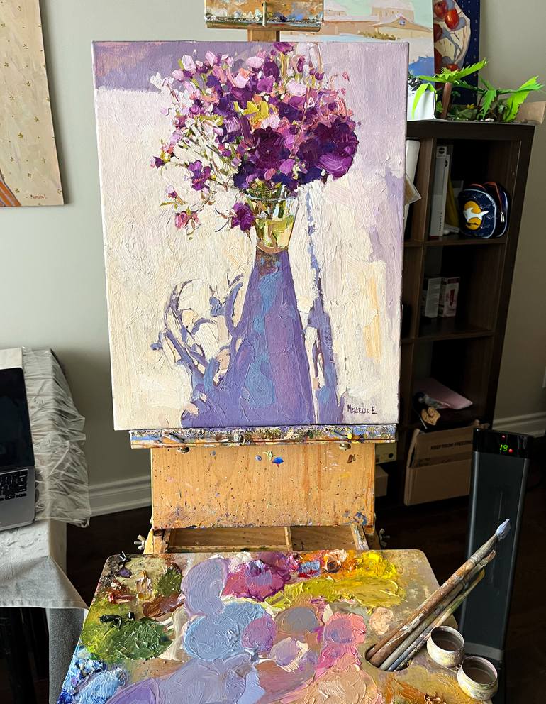 Original Figurative Still Life Painting by Ekaterina Medvedok