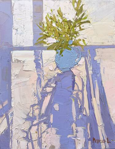 Original Impressionism Still Life Painting by Ekaterina Medvedok