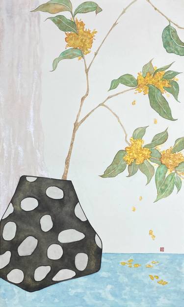 Original Floral Painting by Song Chen