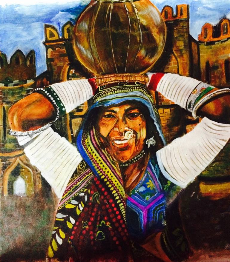 Original Figurative Pop Culture/Celebrity Painting by Goldy Raikwar