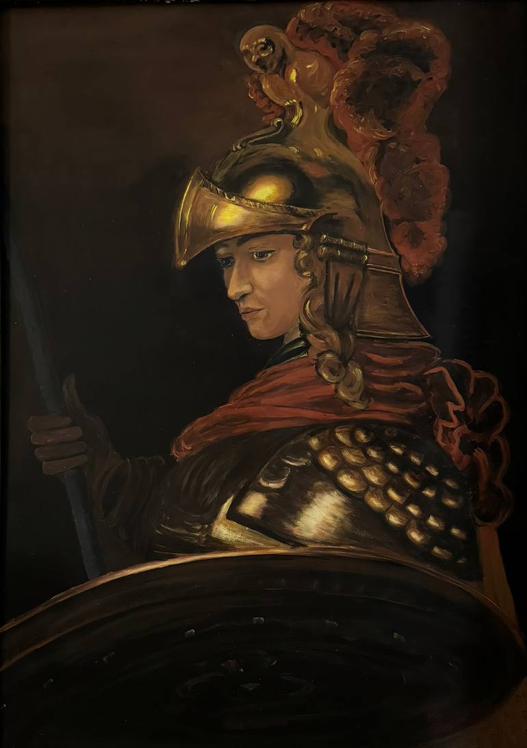 Original Baroque Classical Mythology Painting by Francesca Trusso