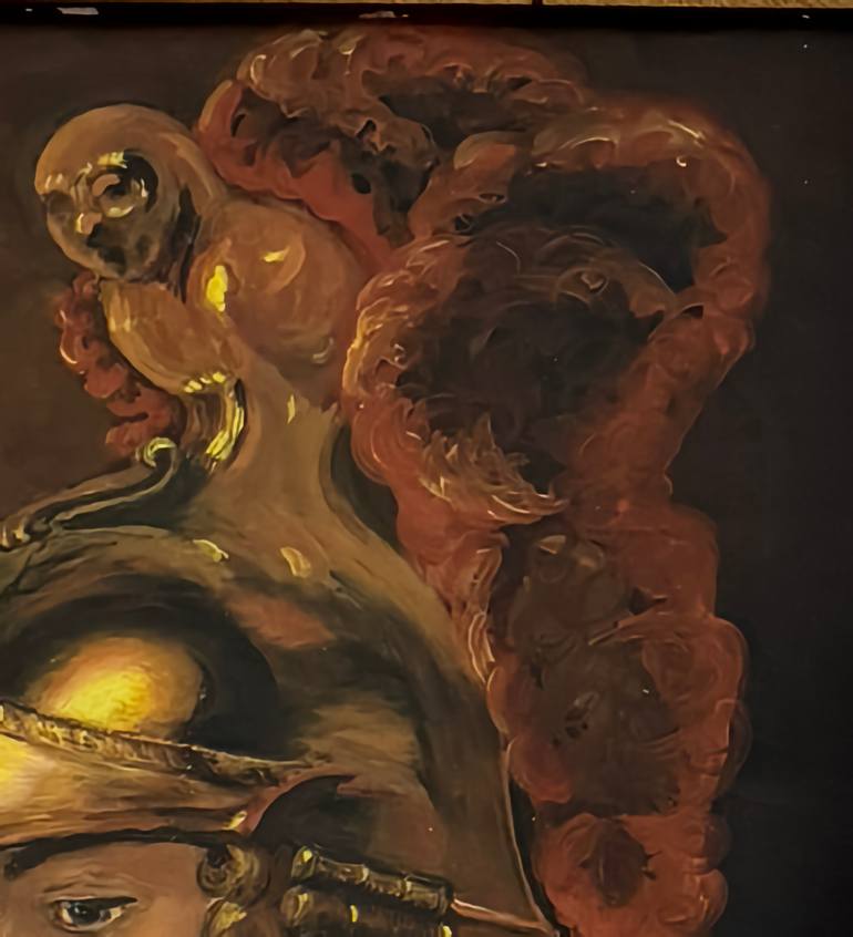 Original Baroque Classical Mythology Painting by Francesca Trusso