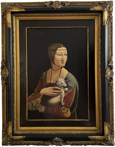 Original Classicism Women Painting by Francesca Trusso
