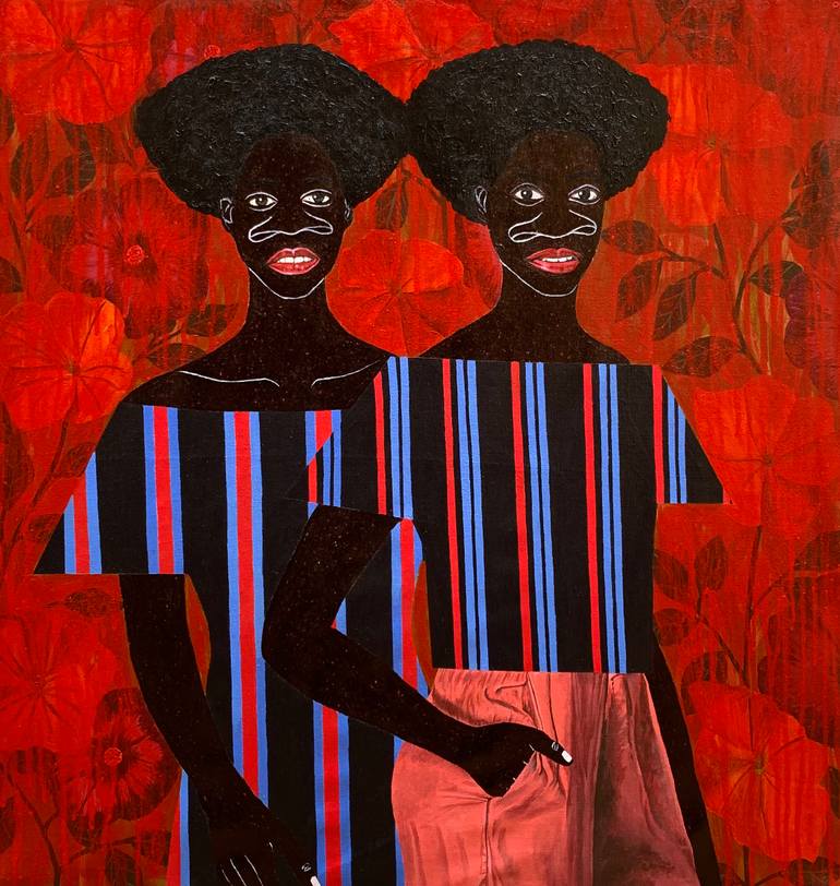 Print of Abstract Expressionism Abstract Painting by Akinsola Akintomide